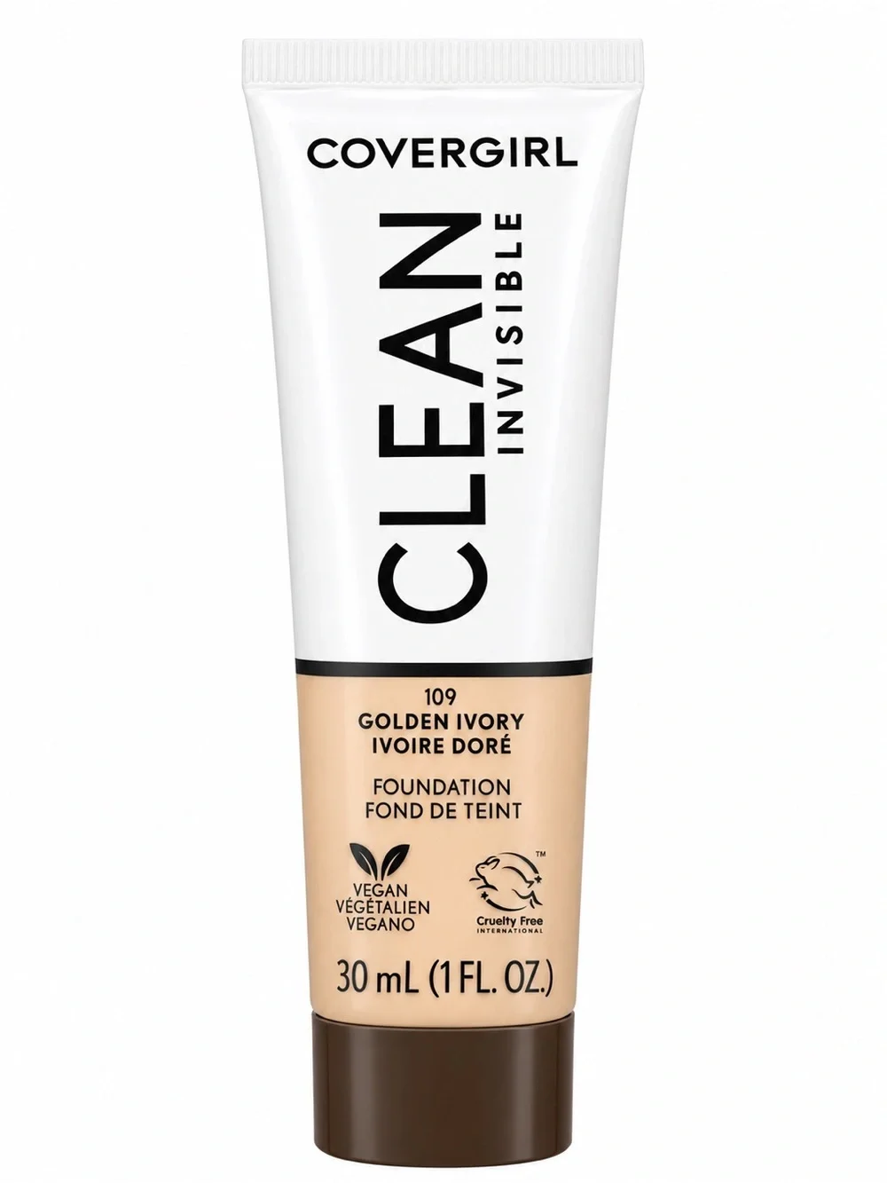 COVERGIRL Clean Invisible Foundation in Golden Ivory 109
